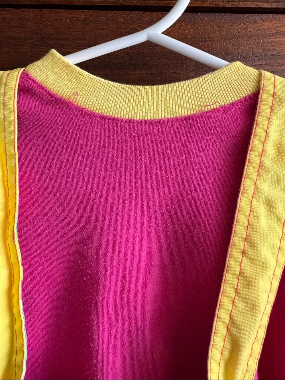Vintage Color block Bright Bubble Kids Overalls Set With Tshirt
